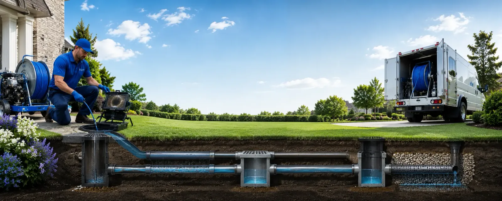 Outdoor drain cleaning information for Riverview, MI