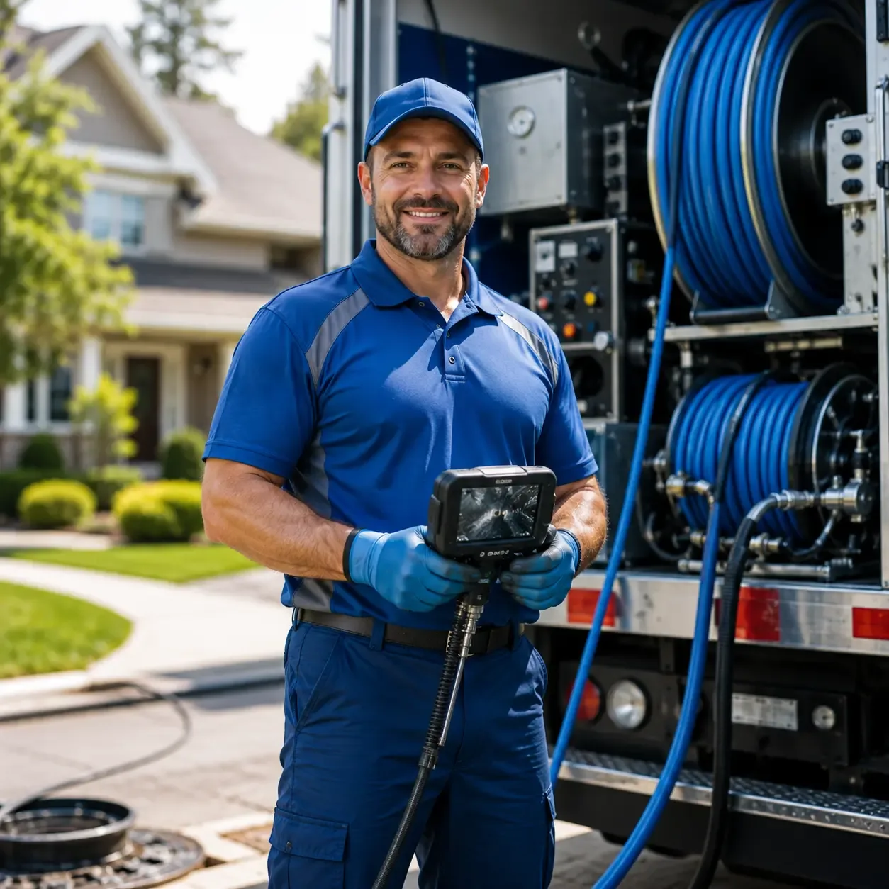 Local outdoor drain cleaning specialists in Riverview, MI
